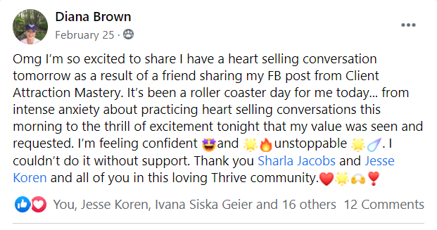 Diana Brown FB post